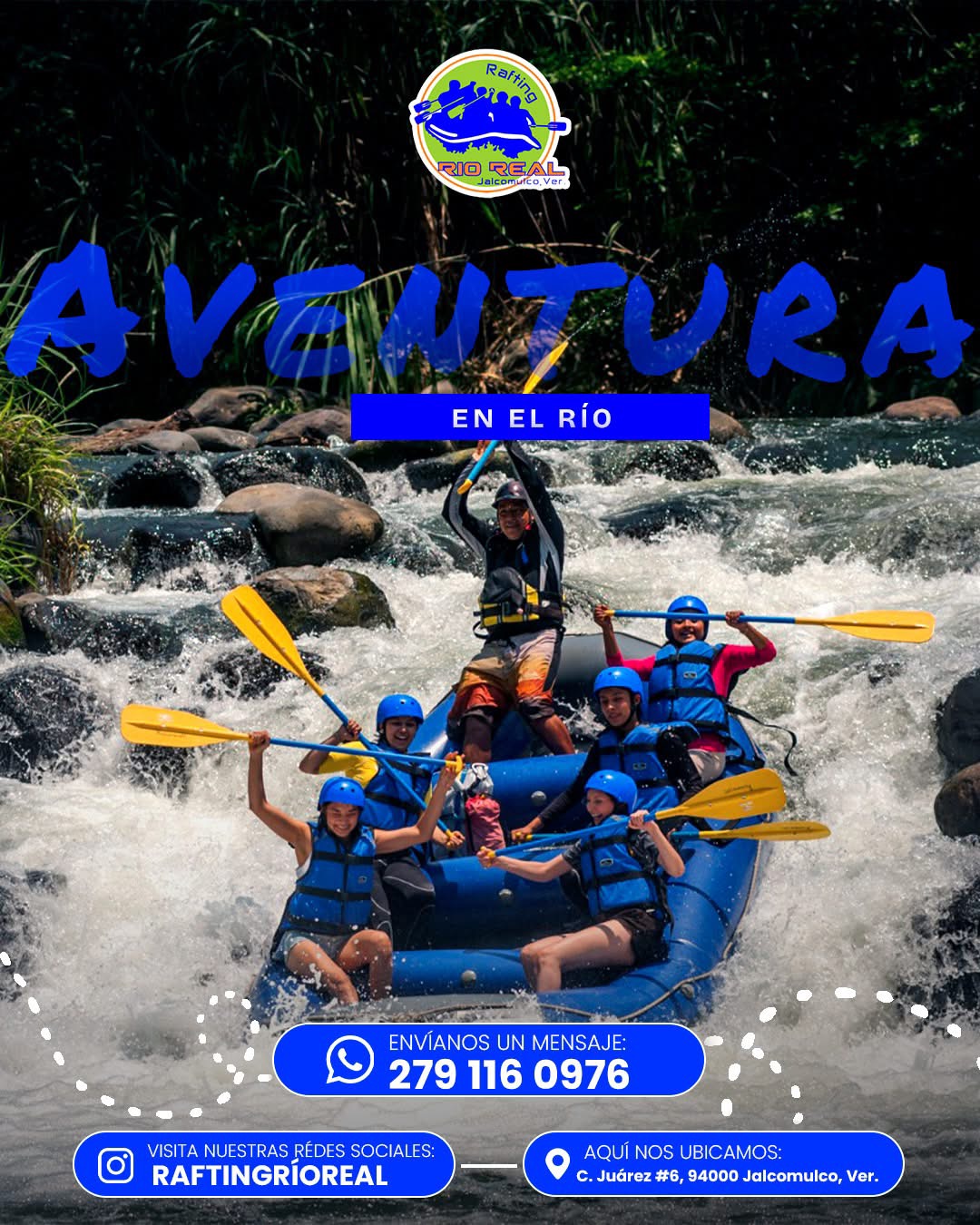 Rafting en el río de Jalcomulco